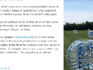 Bubble football
